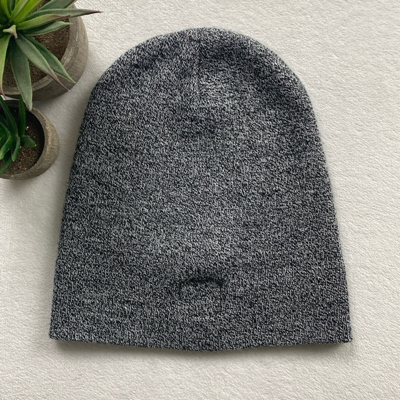Carhartt Ribbed Knit Cuff Beanie (Black/White Static) - Picture 3 of 7